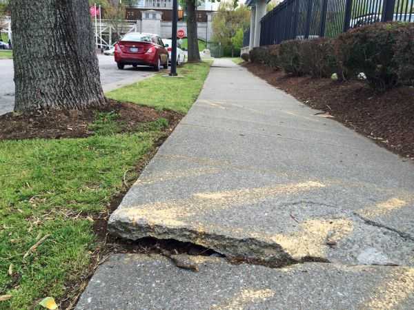 Cement Sidewalk Repair in Greensboro